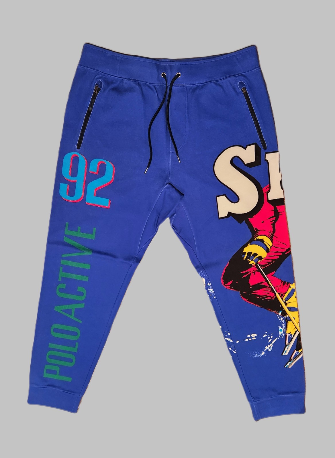 Polo Ralph Lauren Alpine Downhill Ski 92 Active Double Knit Jogger Sweatpants