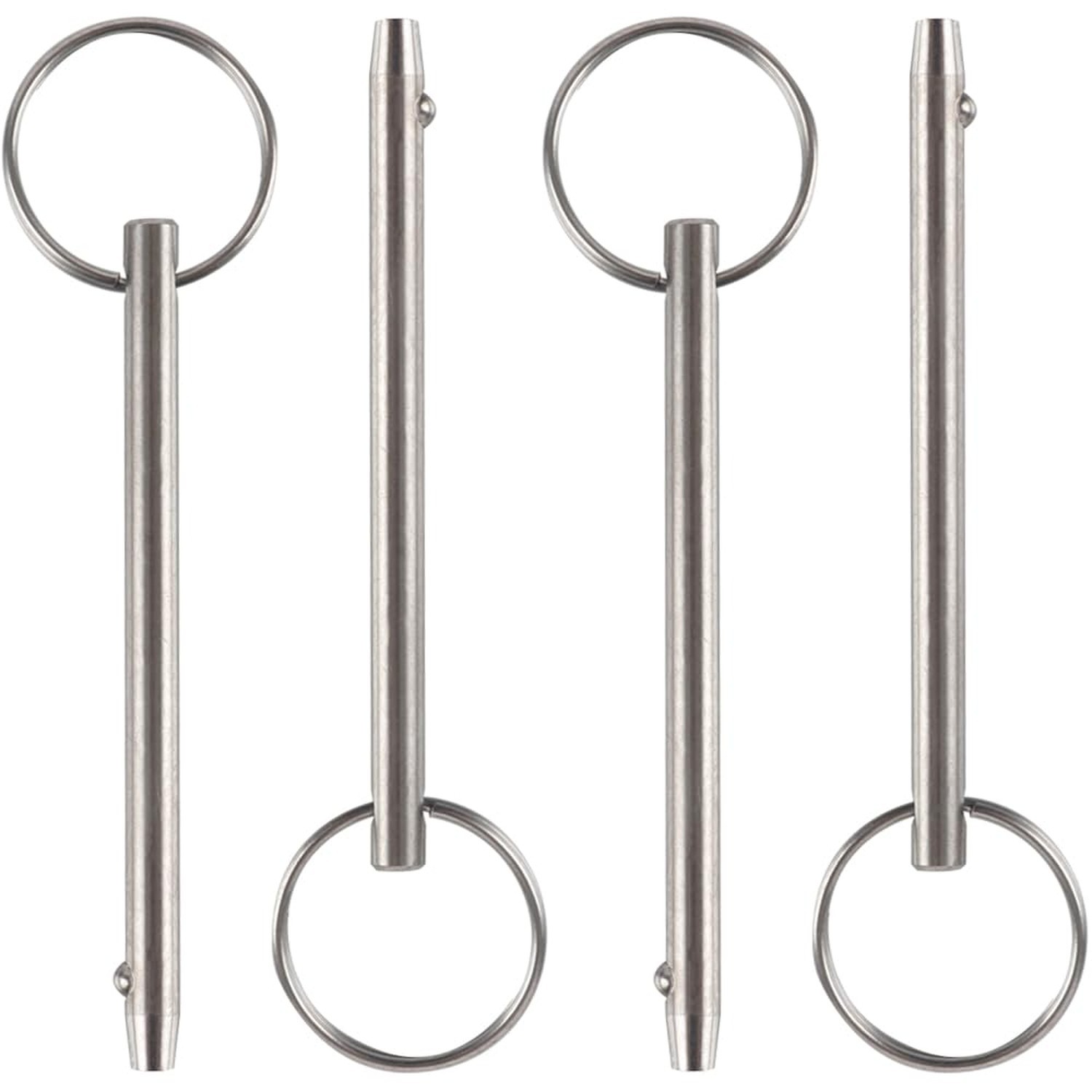 4 Pcs Quick Release Pin, Diameter 0.197"(5mm), Overall Length 3"(76mm), Usabl...
