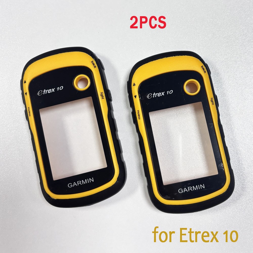 2PCS for GARMIN Etrex 10 Front Cover Case Housing Shell with Glass Screen Panel