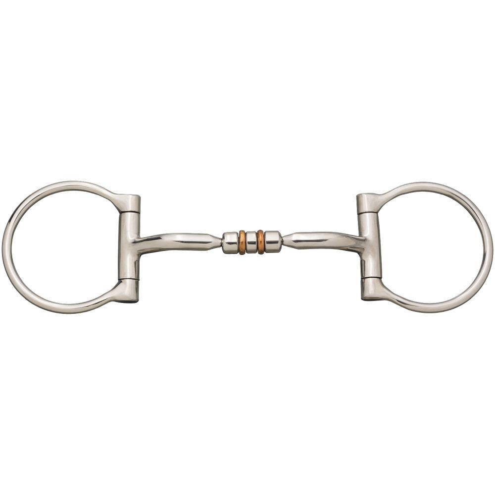 Tough1 Stainless Steel 3-Piece Tongue Relief Dee Bit