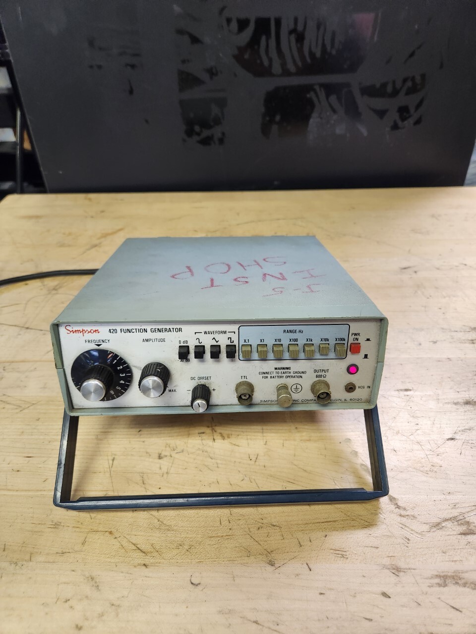 Simpson Model 420 Function Generator - Test Equipment
