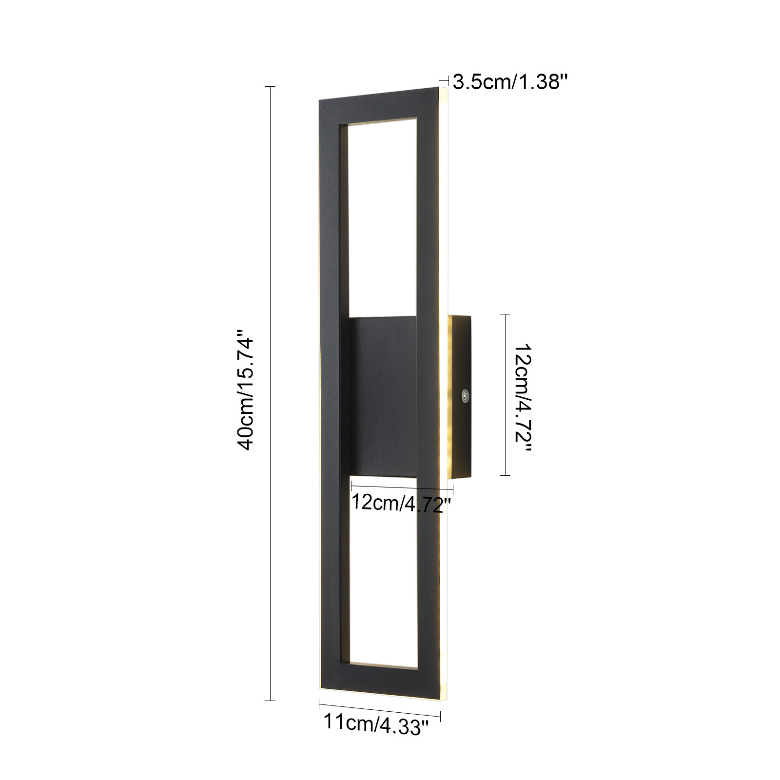 LED Wall Light Indoor Cube Modern Bedroom Living Room Wall Sconce Lamp Dimmable