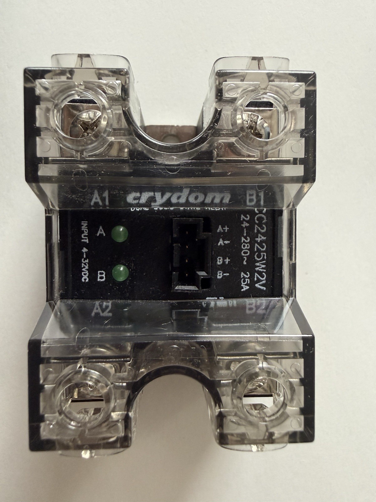 Crydom CC2425W2V Dual Channel SSR, SPST-NO x2, Screw Term, 25A, 24-280 VAC