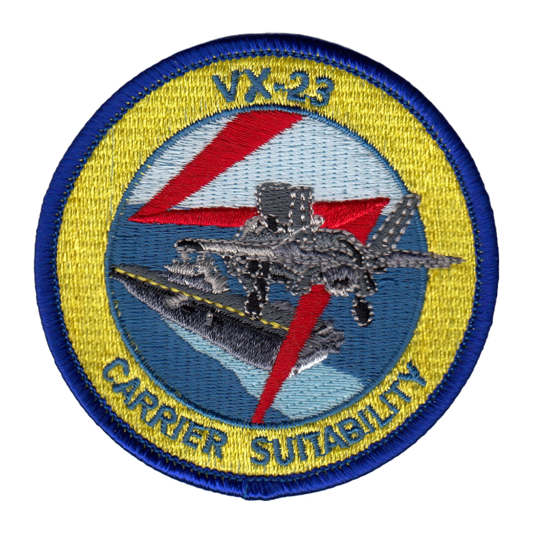 VX-23 CARRIER SUITABILITY F-35B SHOULDER PATCH