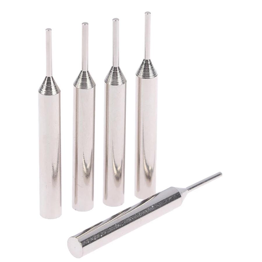12pcs Round Lathe Fixing Flip Key Vice Pin Remover Car Folding Remote Key Split