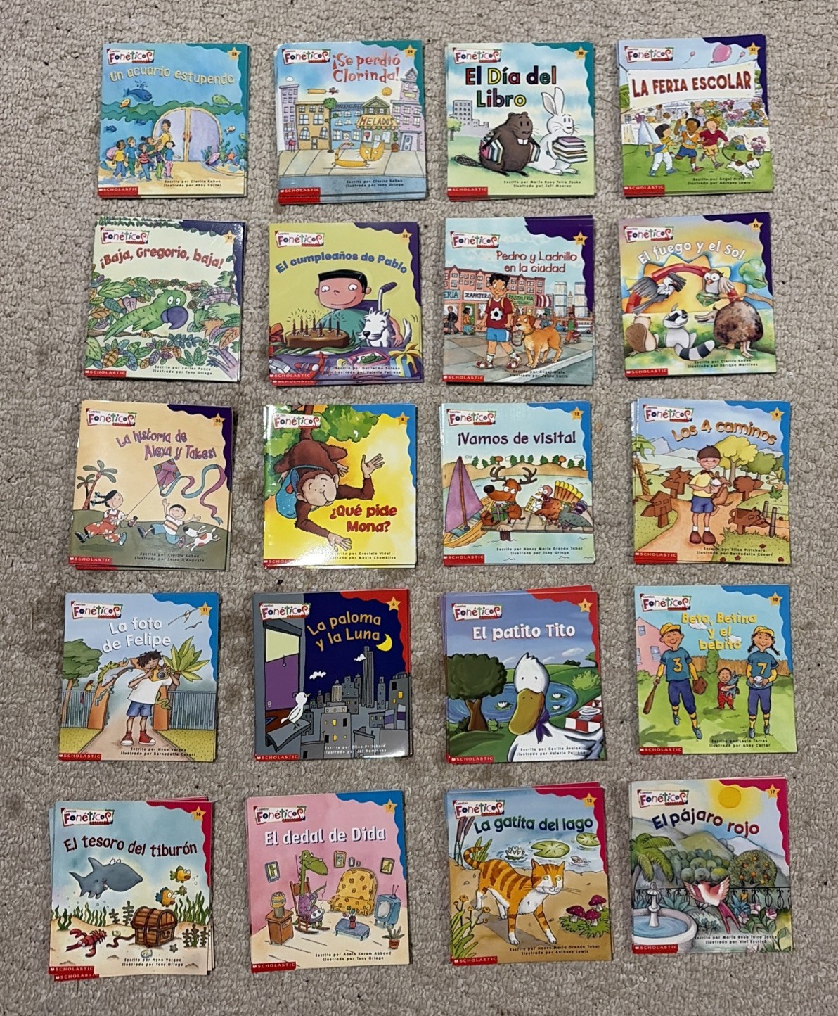 Lot Of 20 Children's Spanish Book Set Preschool Kindergarten Homeschool NEW