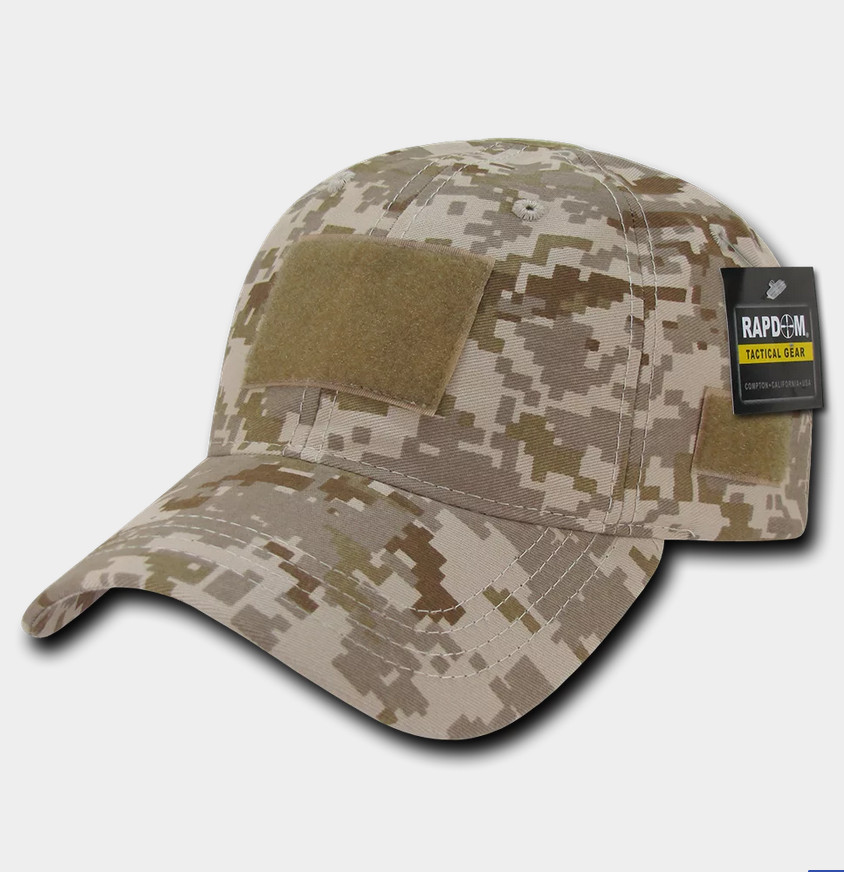 RAPDOM Relaxed Crown Tactical Cap DESERT DIGI Operator Hunting Hiking Patch Hat