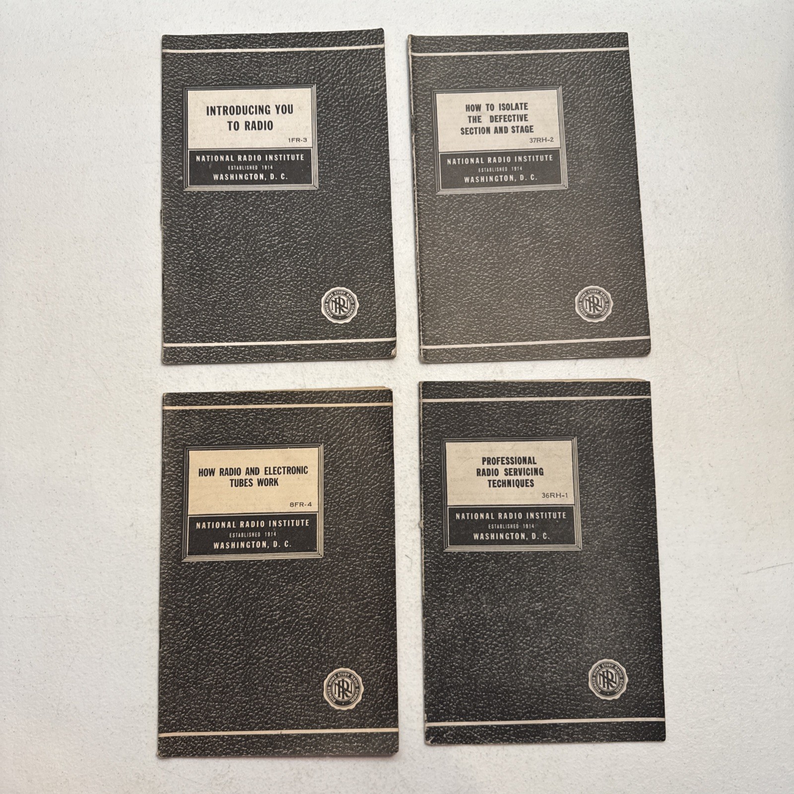 Lot Of 4 1940’s National Radio Institute Booklets