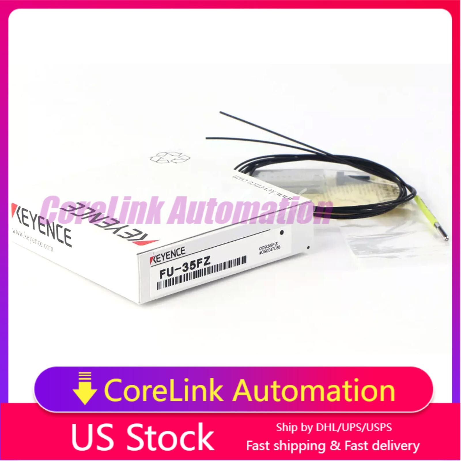 KEYENCE Digital Fiber Optic Sensor FU-35FZ FU35FZ Original New in Box Free Ship