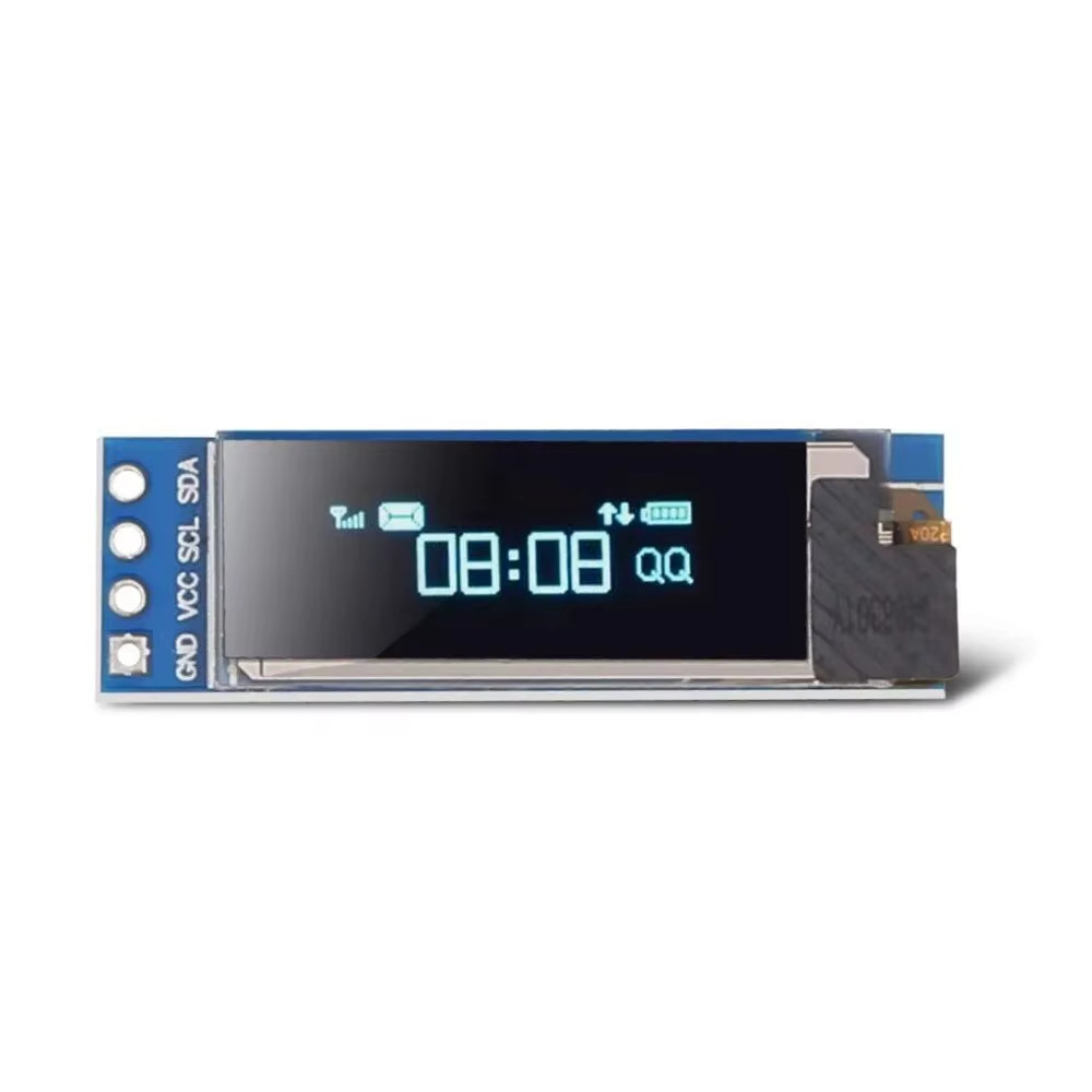 0.91Inch I2C OLED Display Module I2C SSD1306 OLED Display Module White / BLUE I2