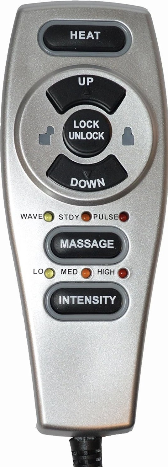 Lift Chair Hand Control with Heat & Massage - Model 7051 SW3