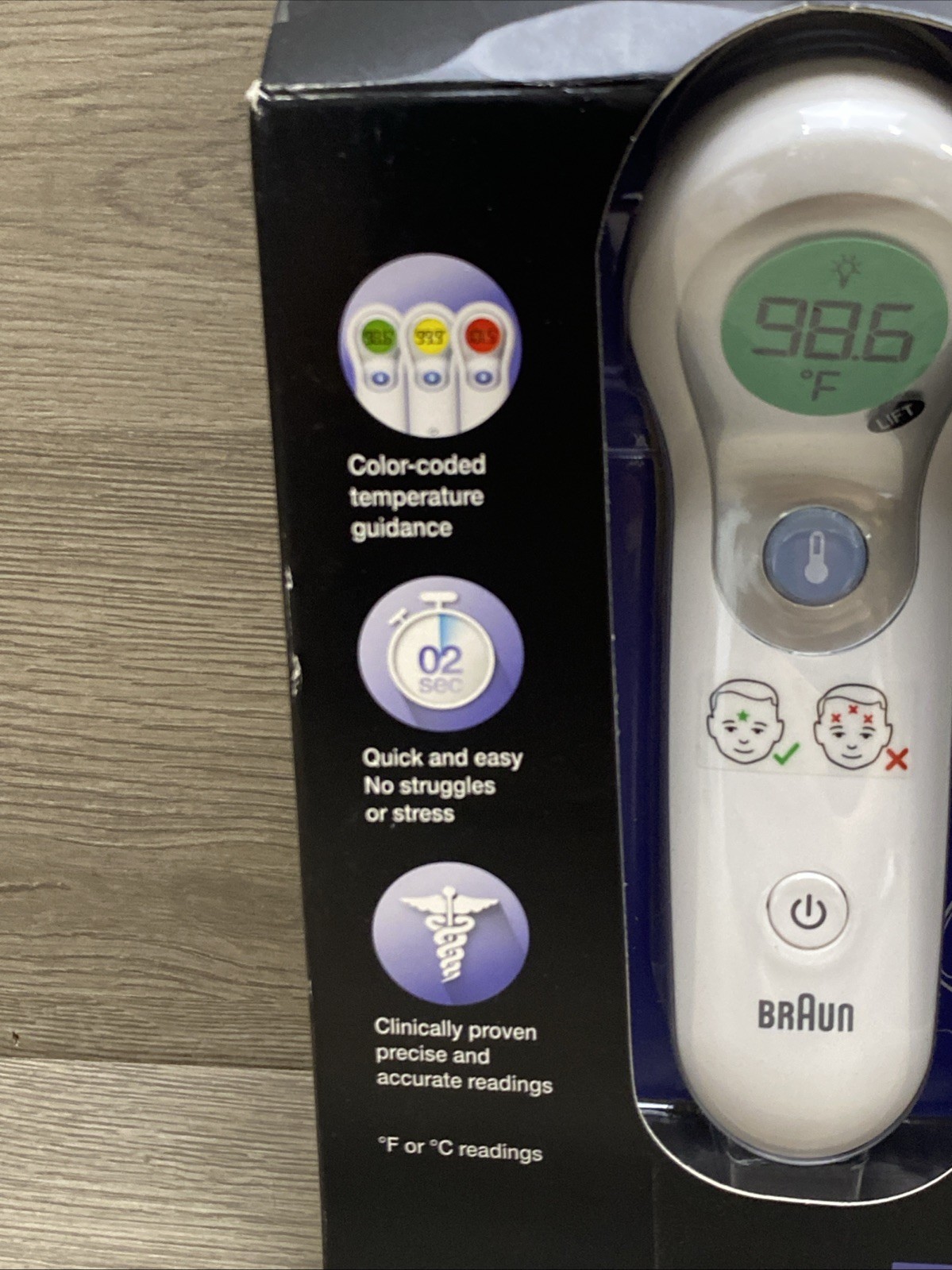 Braun NTF3000US No Touch Plus Forehead Digital Thermometer