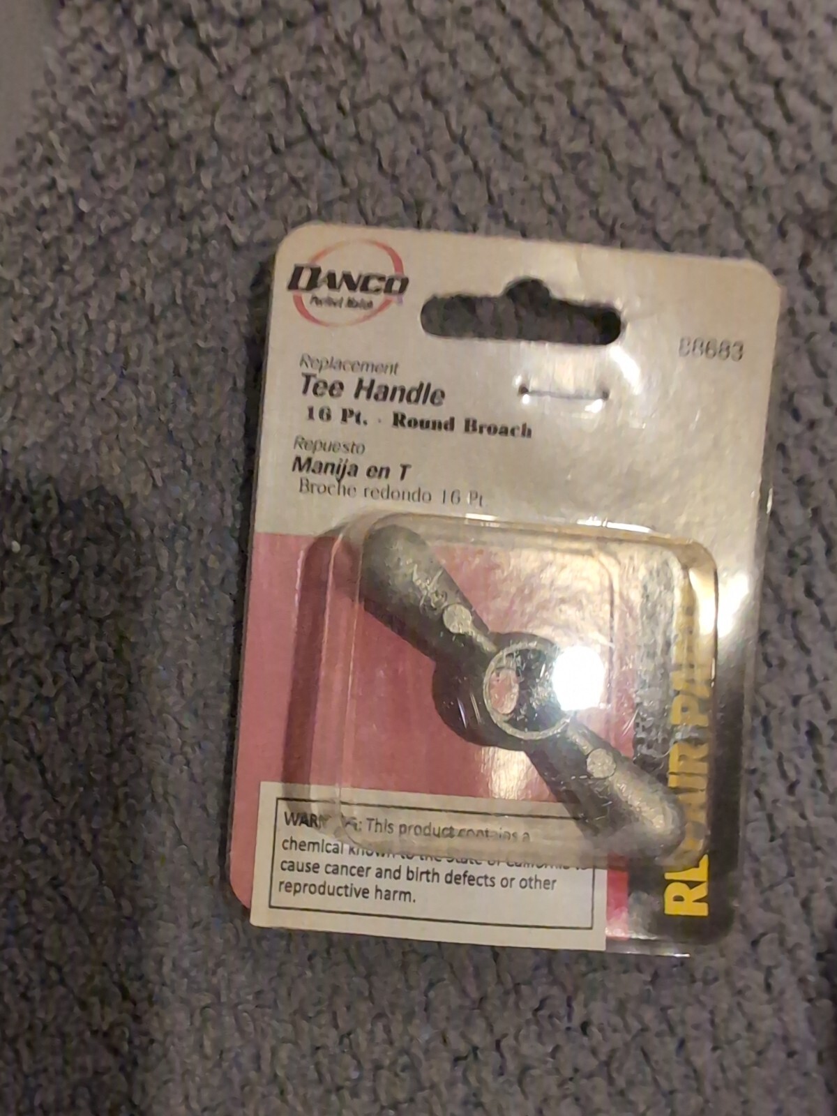 Danco 16 PT Tee Handle Round Broach Repair Parts, # 88683