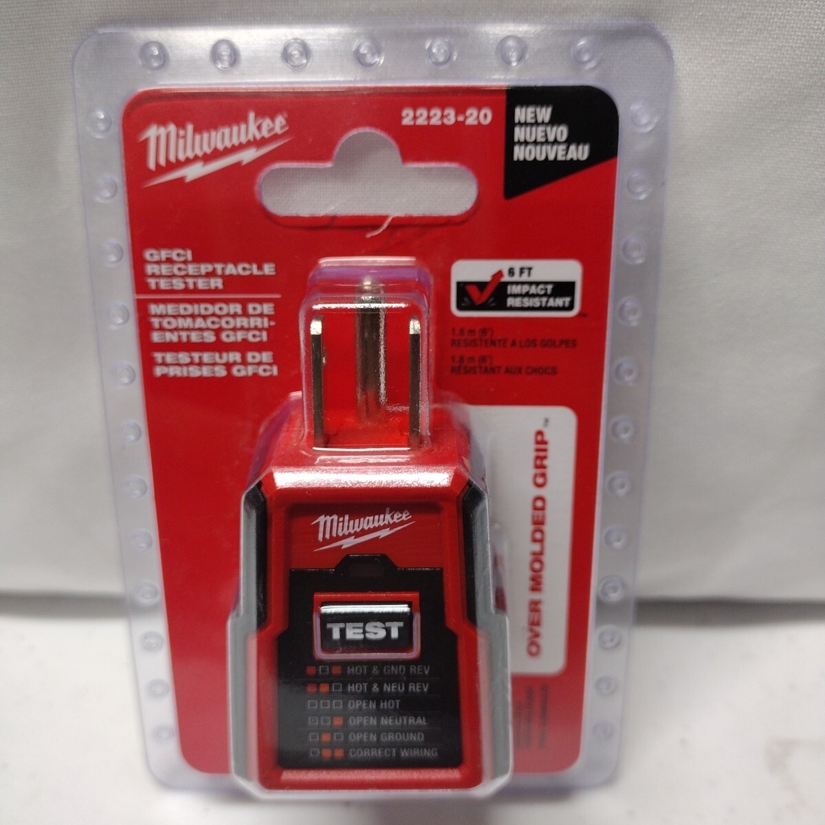 Milwaukee 2223-20 GFCI Receptacle Tester