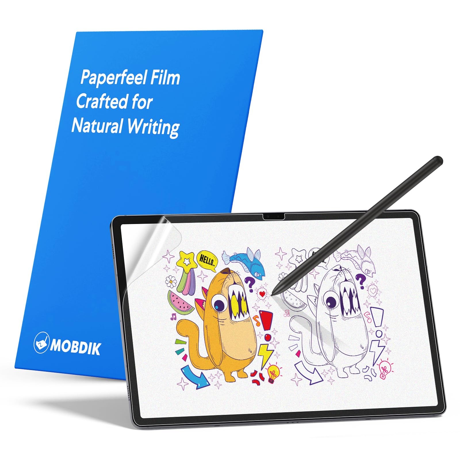 2 PACK Paper Screen Protector Compatible with Samsung Galaxy Tab S10 Plus / S...