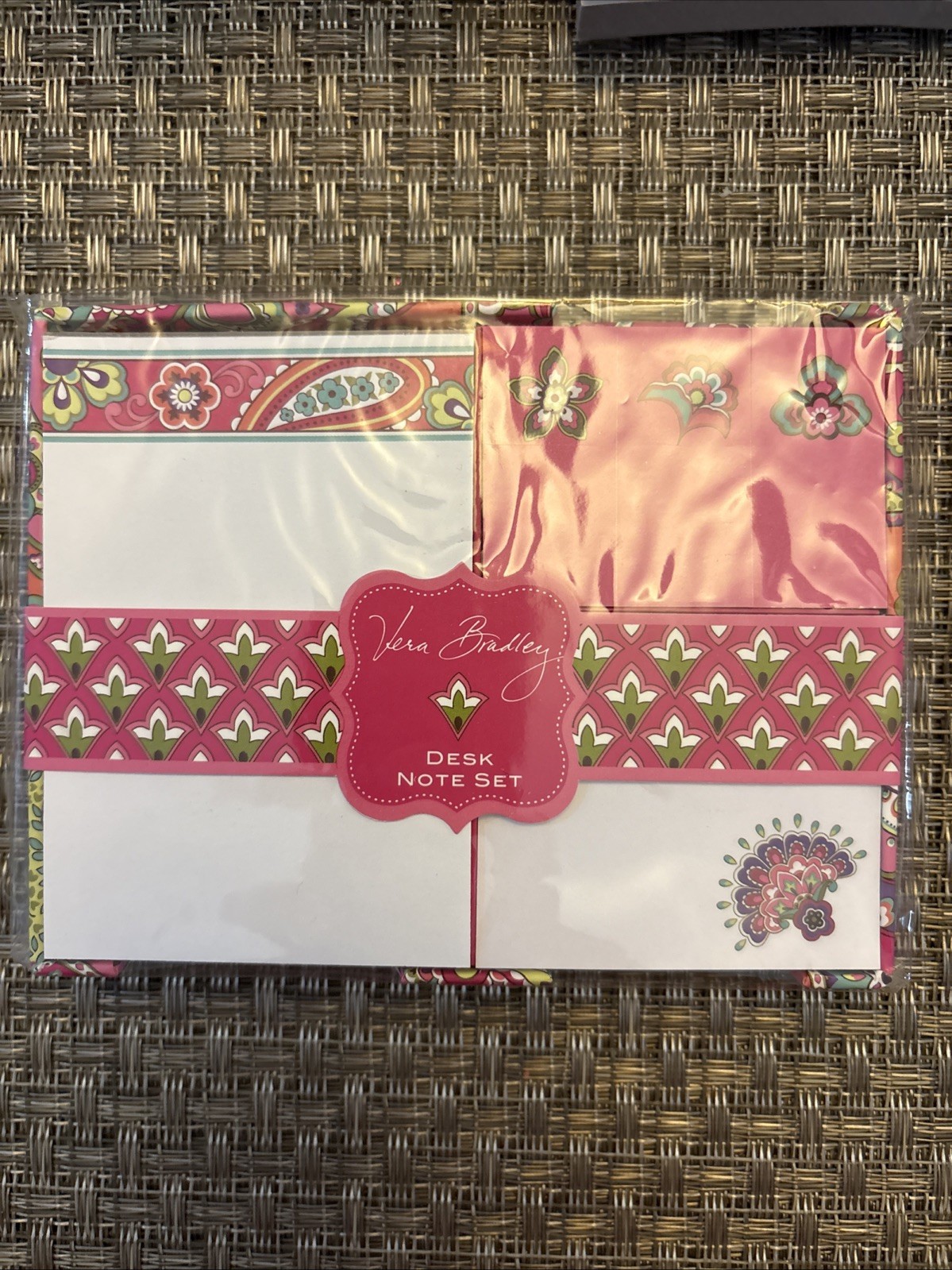 Vera Bradley Pink Swirls Desk Note Set teacher appreciation