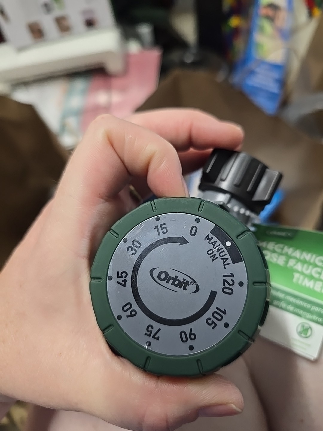 Orbit Mechanical Hose Faucet Timer Plastic Mechanical Watering Timer 62034
