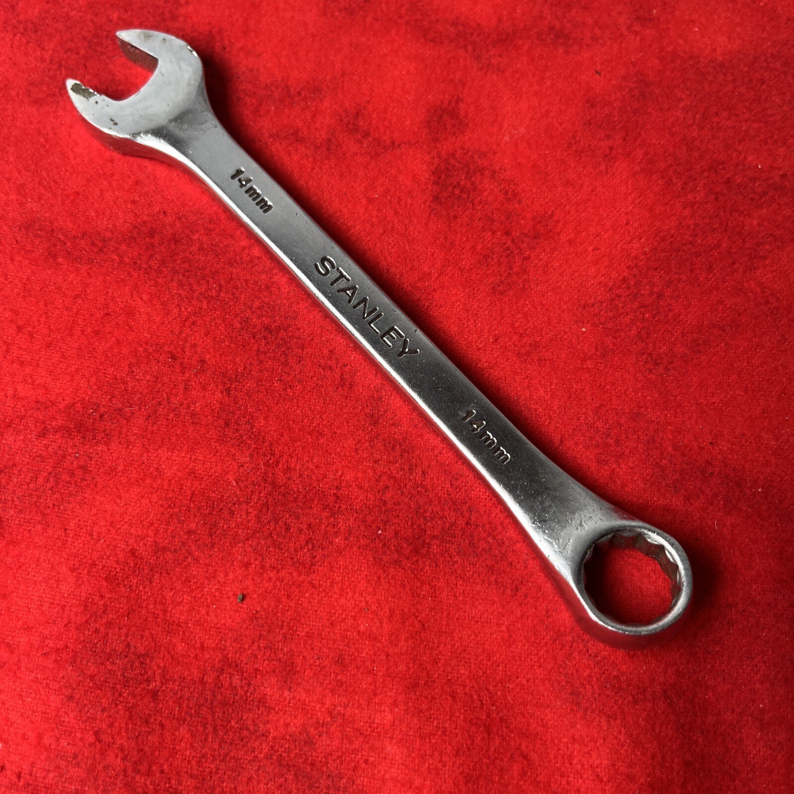 STANLEY COMBINATION WRENCH 86-859, 12 POINT, 14MM MADE IN USA (t25)