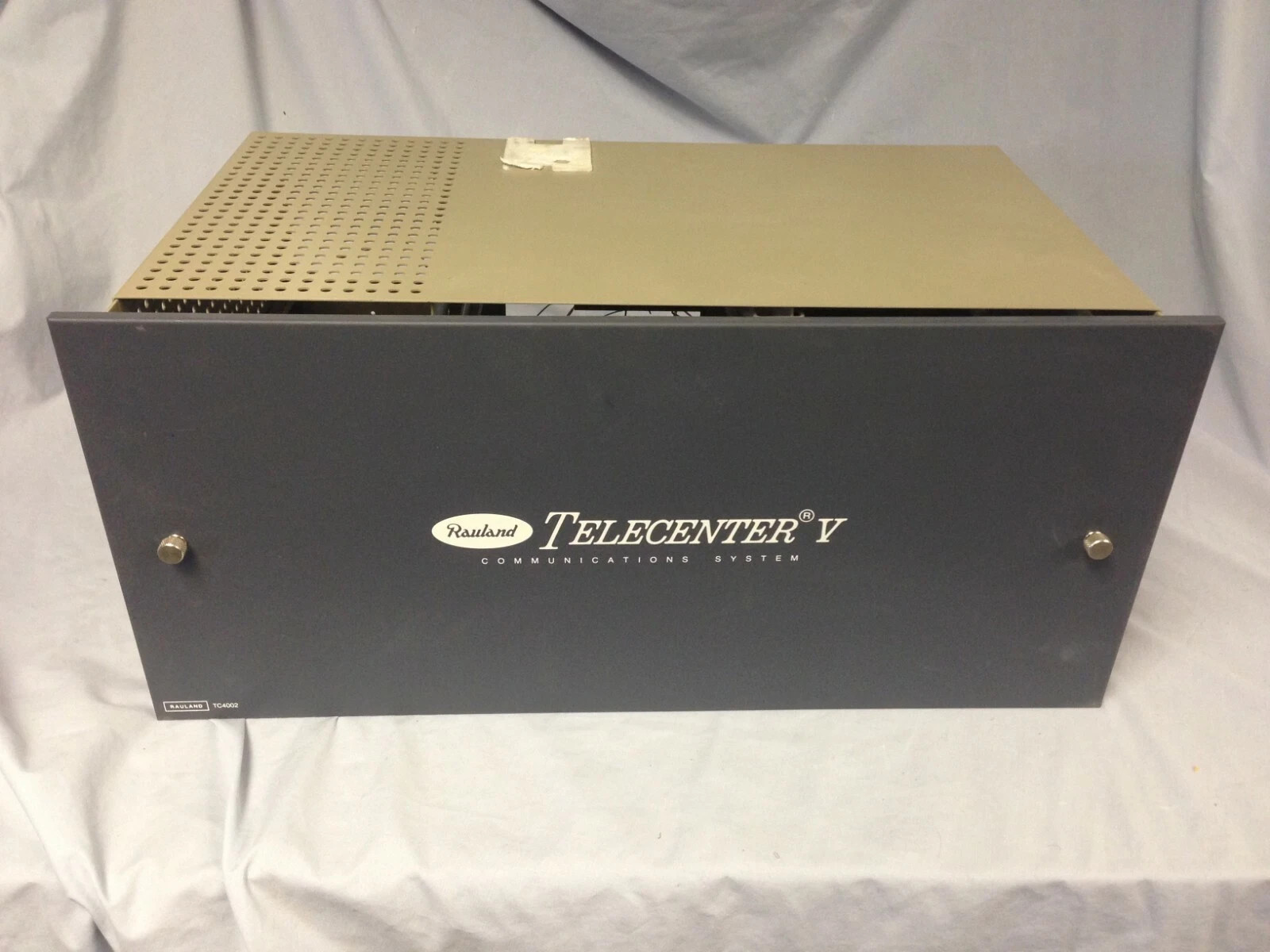 Rauland Borg TC4002 Card Cage for Telecenter V Intercom System