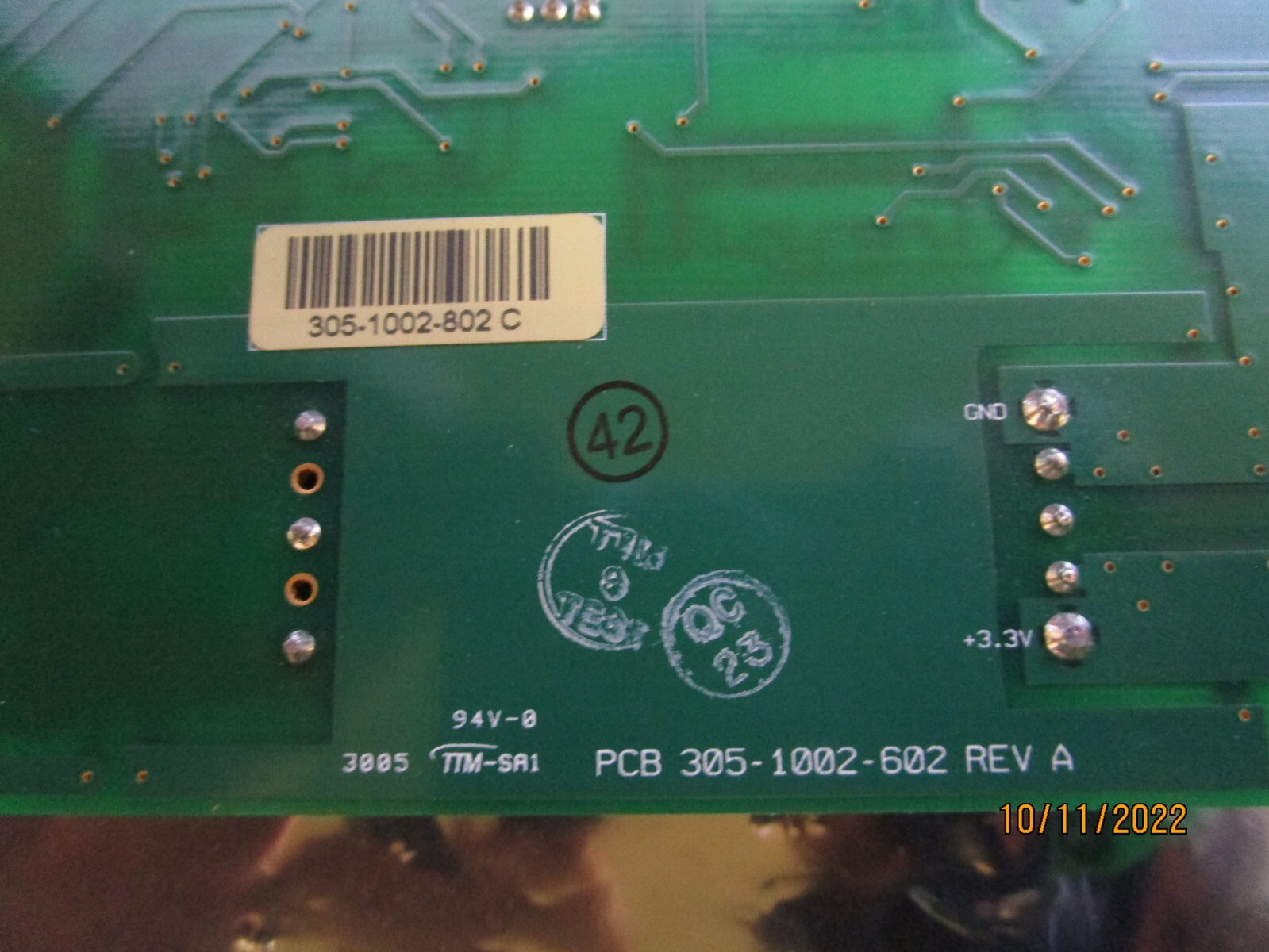Ceterus Networks Board PCB 305-1002-602 RevA / 305-1002-802 C