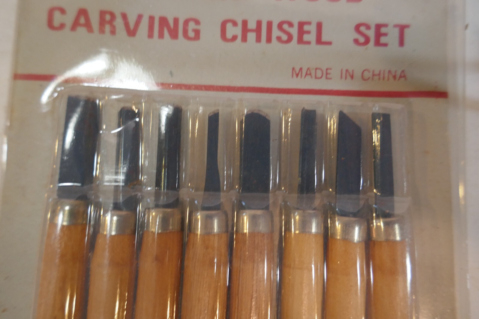 8 Piece Beginners Mini Wood Carving Chisel Sets Hand Tools Great Starter Set