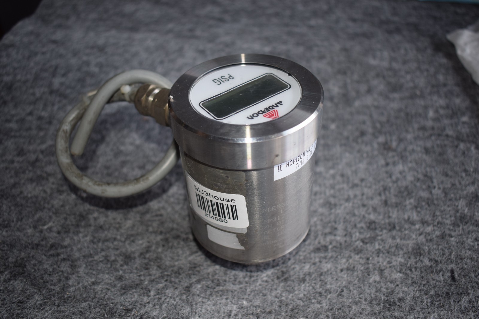 Anderson AARRTPP01212311G00 Digital Pressure Transmitter 100 PSIG #214980-R1*B37