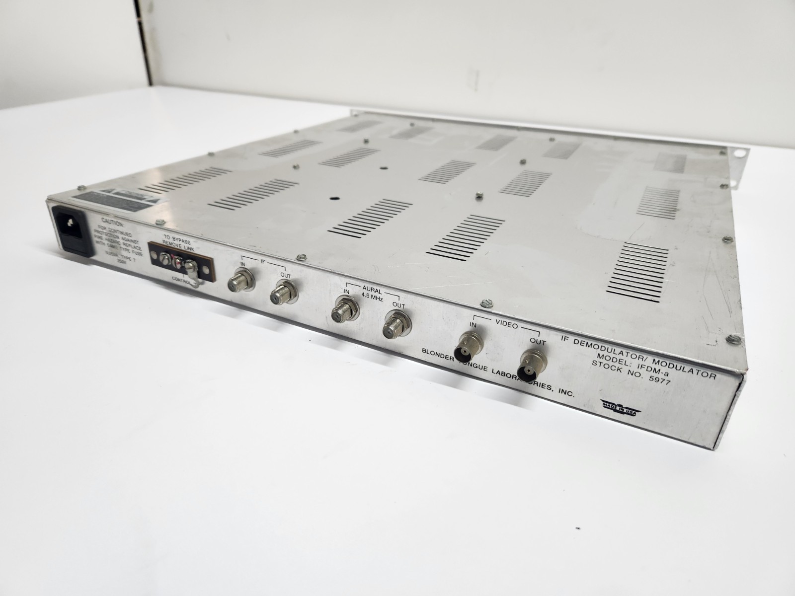 Blonder Tongue IFDM-A EAS IF Processor Demodulator/Modulator PN: 5977