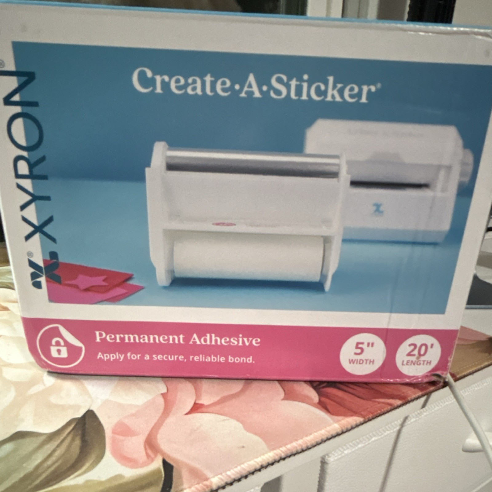 Xyron Create-A-Sticker Permanent Adhesive Cartridge/Machine 5" x 20' AT150518