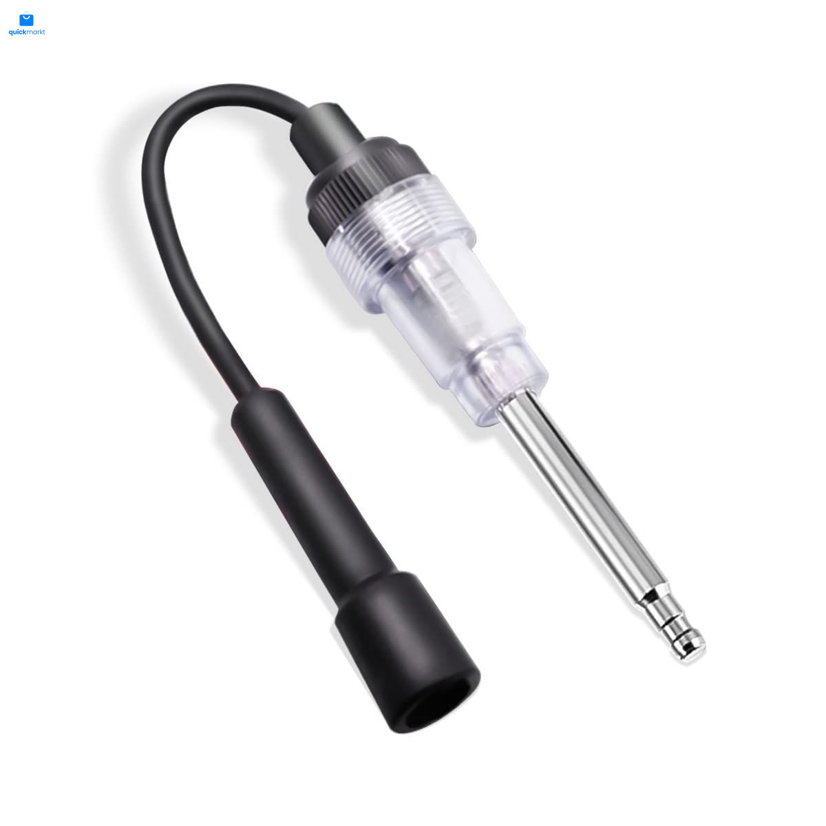 Inline Spark Plug Tester, Straight Boot Engine Ignition Tester White/1PCS