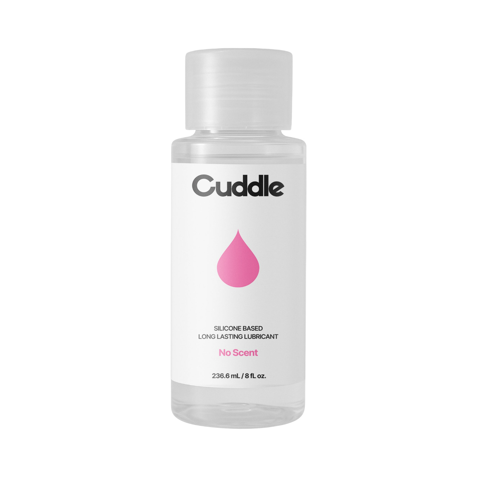 Cuddle Silicone Lubricant 8oz | Long Lasting Lube | No Scent | Toy Safe NonStick
