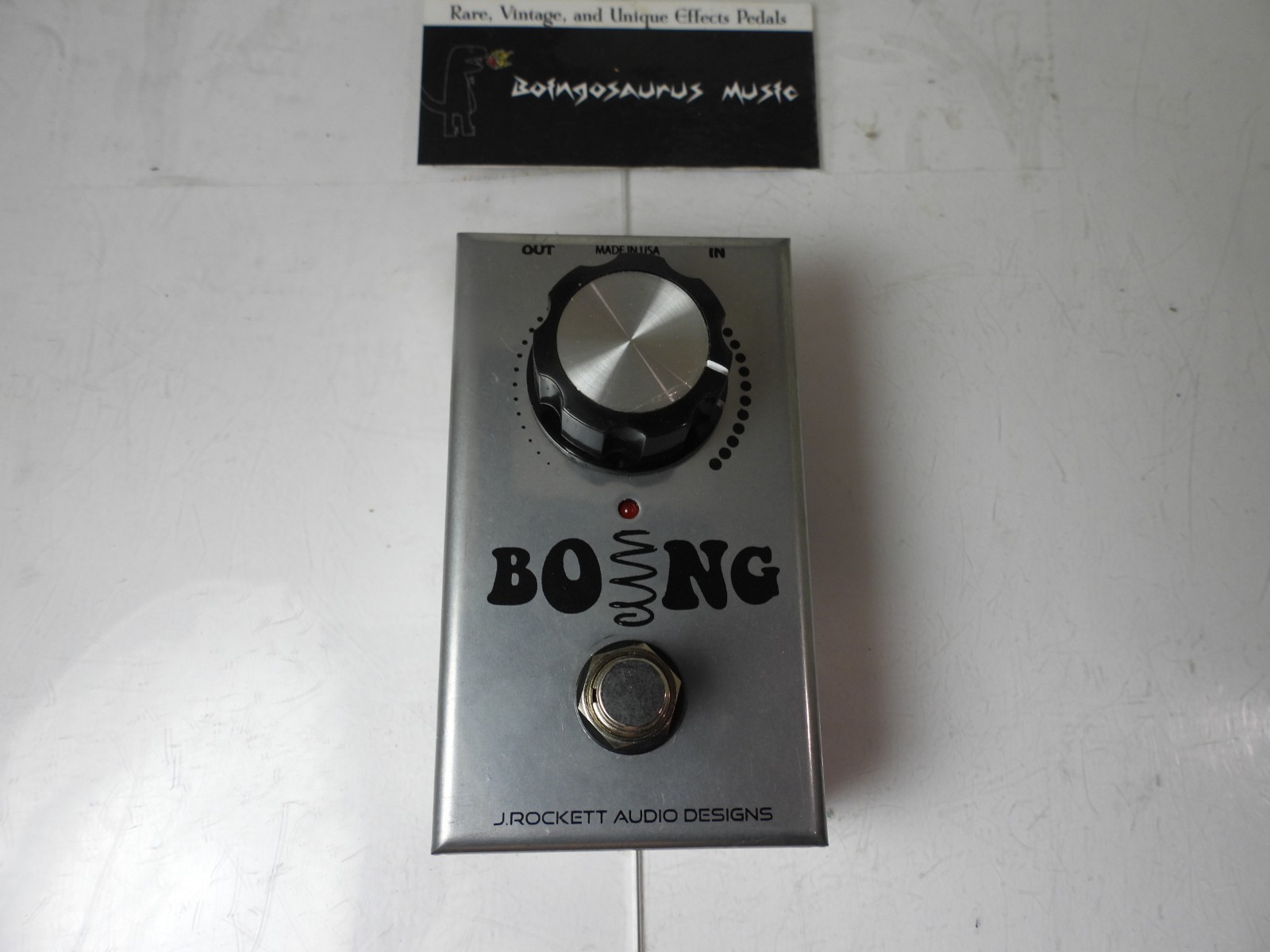 J. Rockett Boing Spring Reverb Effects Pedal Free USA Ship