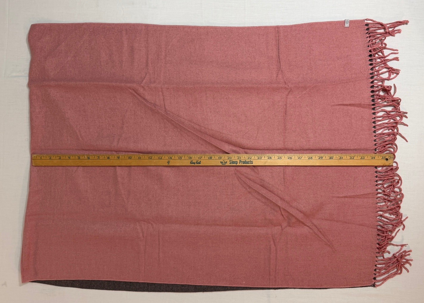 SweetLegs Cozy Scarf Mauve Pink Reversible NIB Soft Oversized Wrap