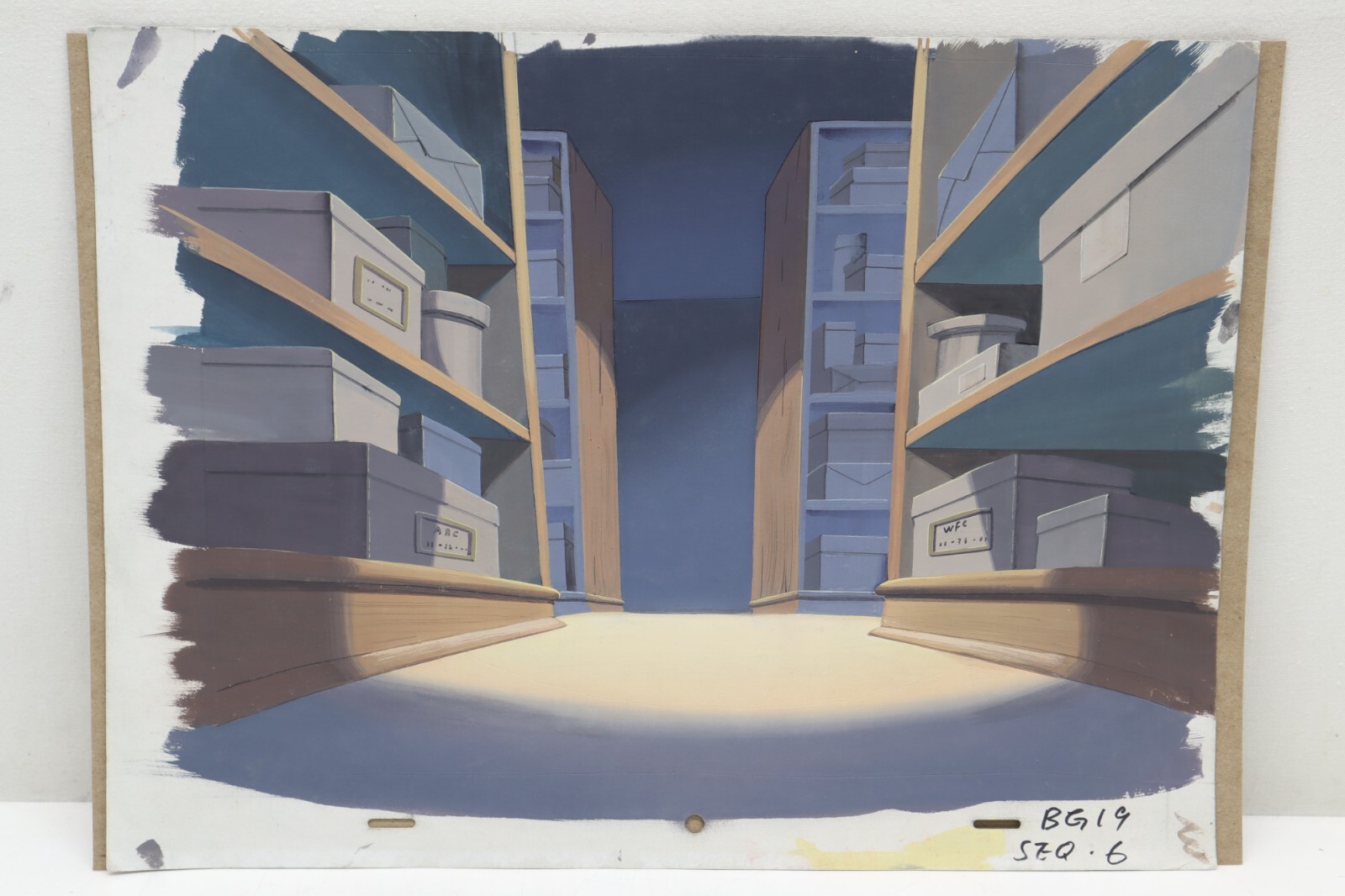 Original Hand Painted Animation Production Background (234-4)
