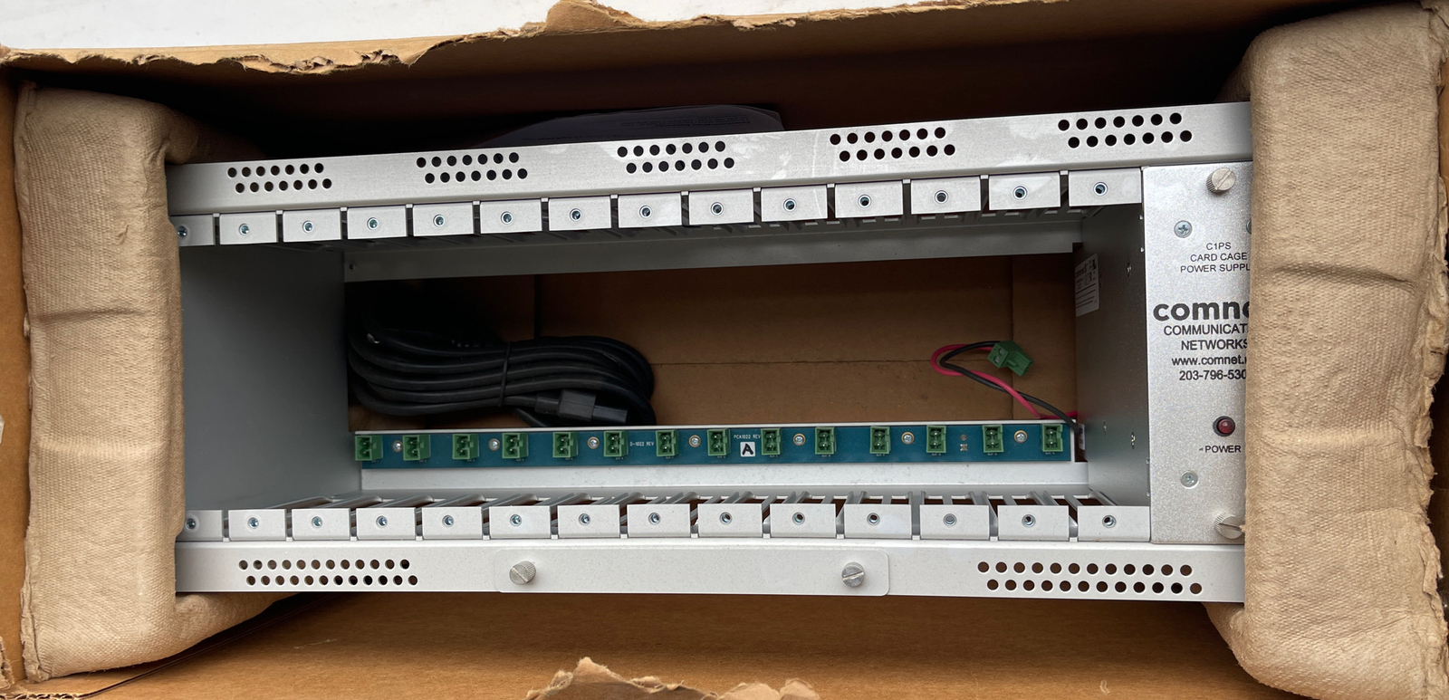 Comnet C1US Rack Mount Card Cage Power Supply