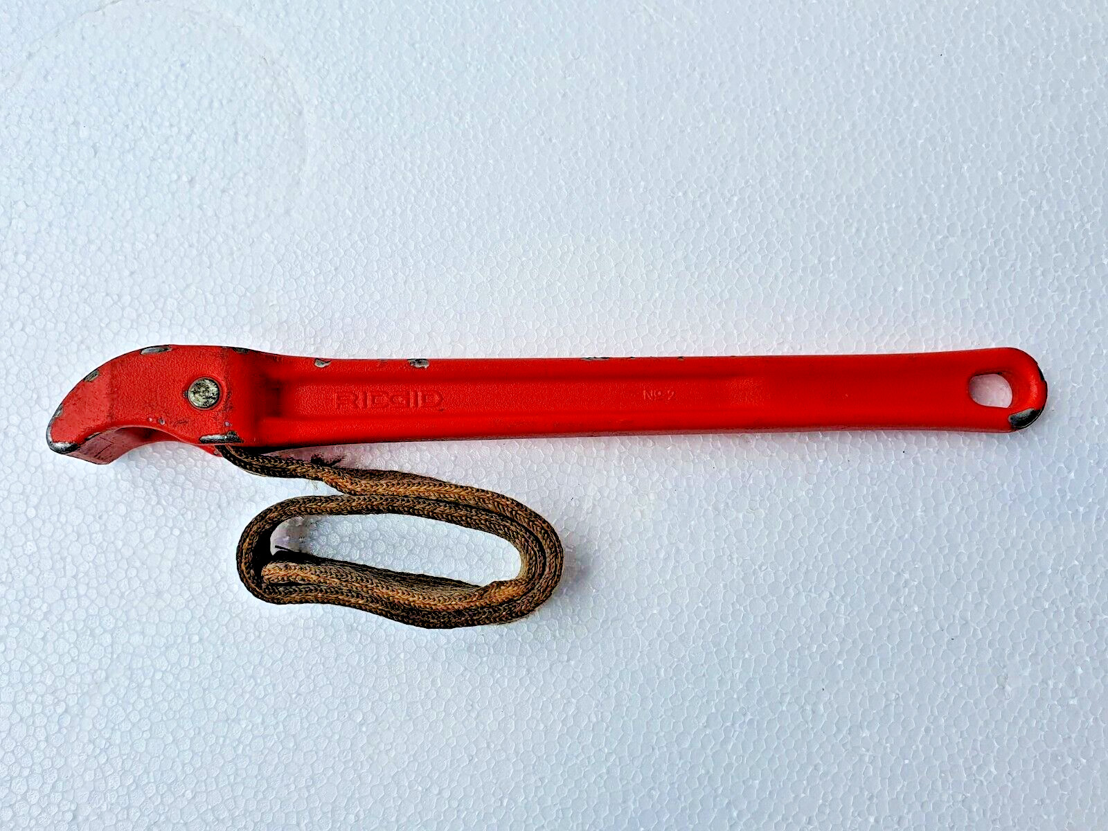 LOT OF 2 RIDGID No.2 Strap Pipe Wrench- 11-3/4" Long Handle - Made in USA