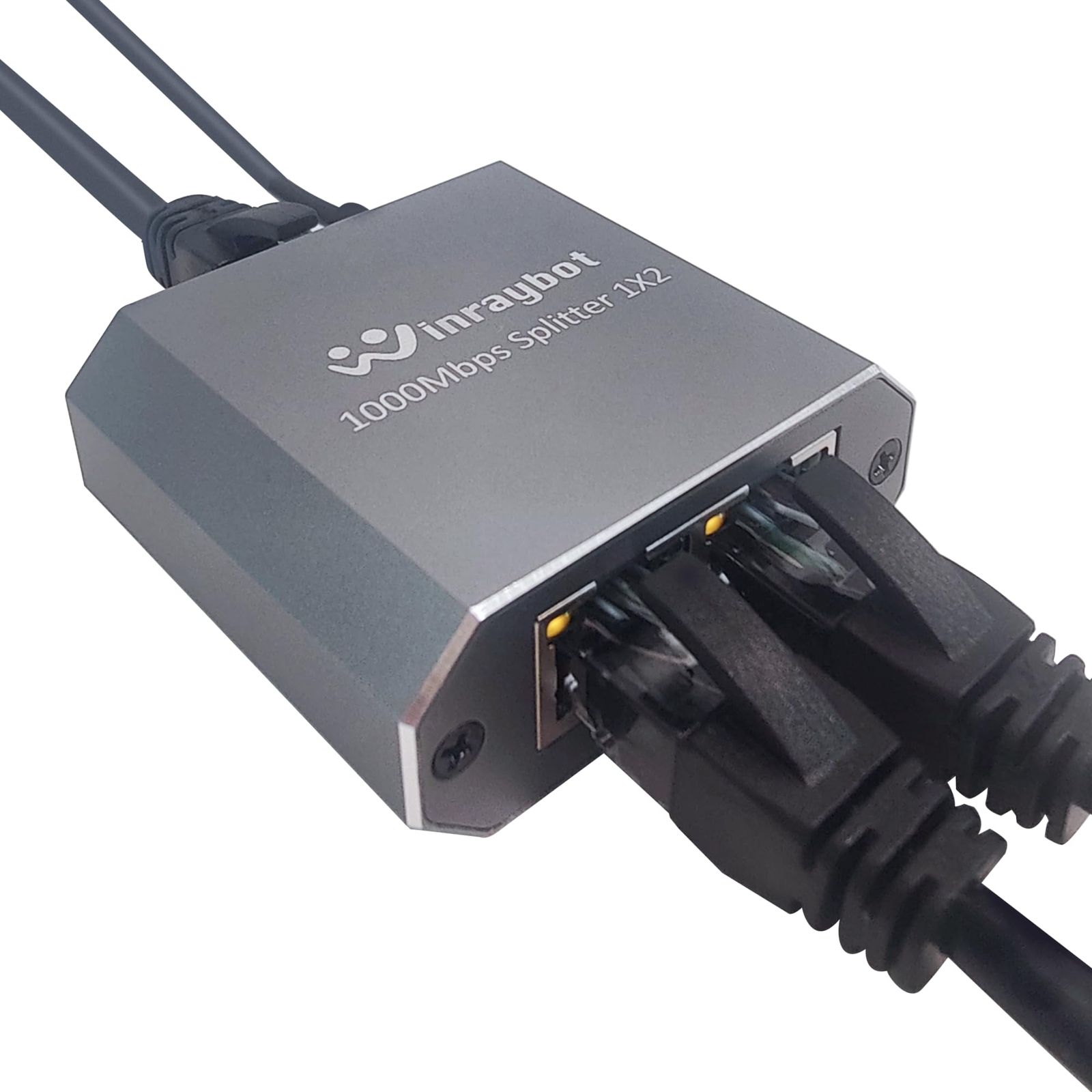 Ethernet Splitter，ethernet Splitter 1 to 2，ethernet Switch 2 Port 1000Mbps，LA...