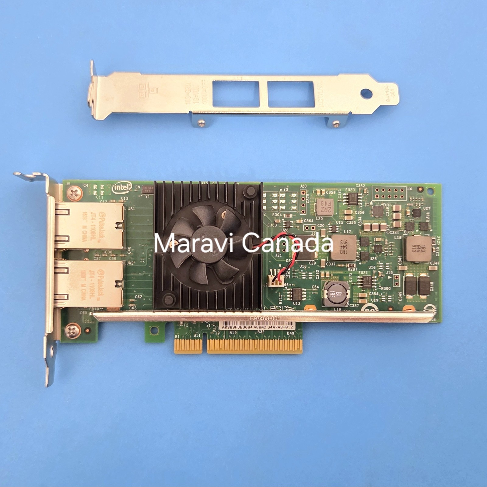 Dell Intel X540-T2 Dual Port 10Gb RJ45 Ethernet Adapter NIC K7H46 3DFV8 High Low