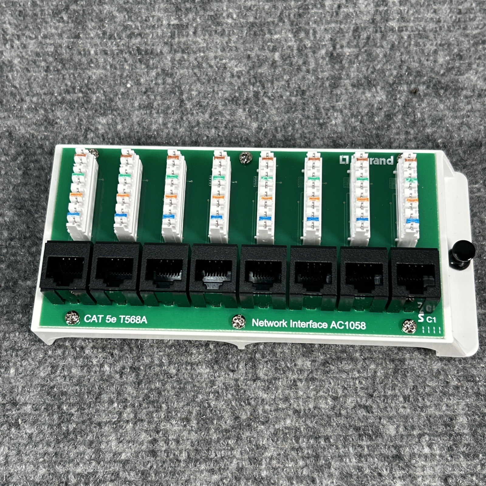 On-Q Legrand AC1058 8-Port Cat5e Network Interface Module