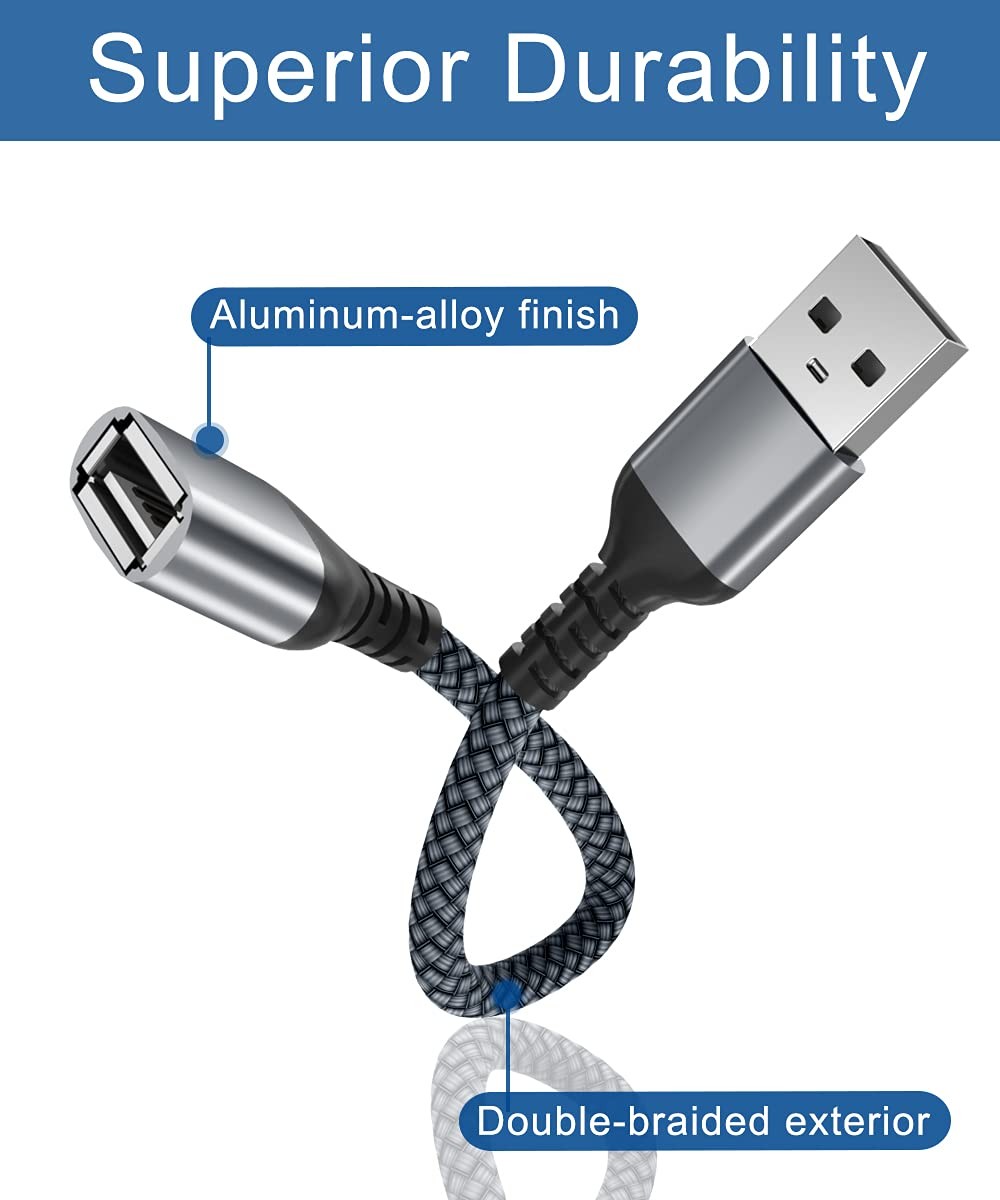 USB Data Blocker Adapter 3-Pack,Charge Only Type-A Cable,Data Blocking Gray
