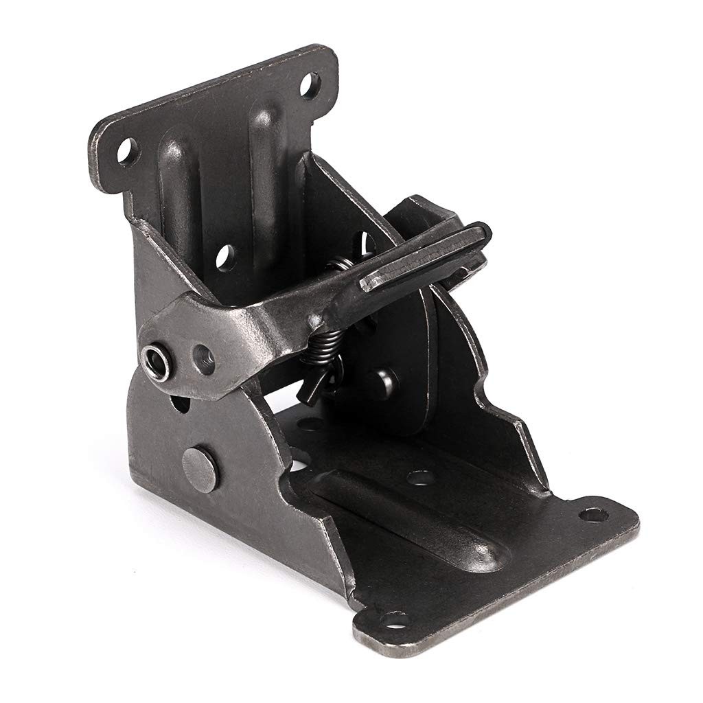 Skelang 2-Pack Folding Brackets, Lock Extension Hinge, Foldable Leg Brackets