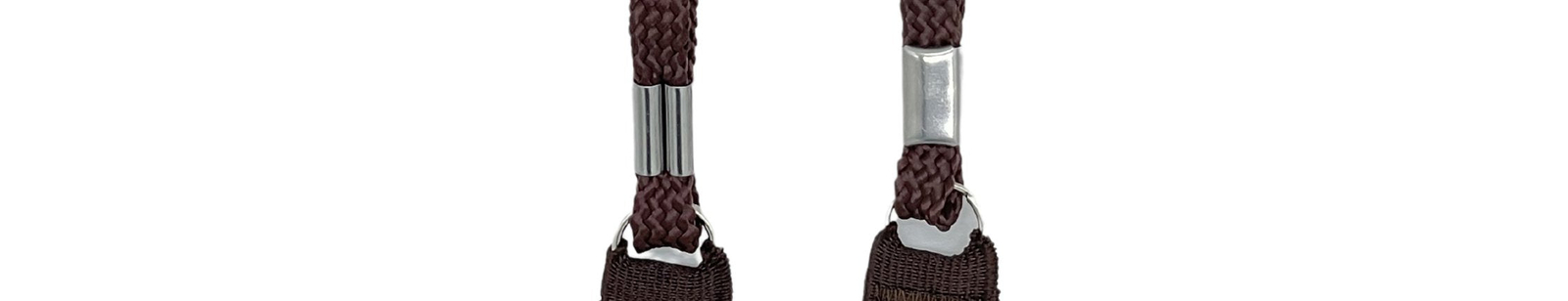 Classy Walking Cane Brown Elastic Wrist Strap - Pair