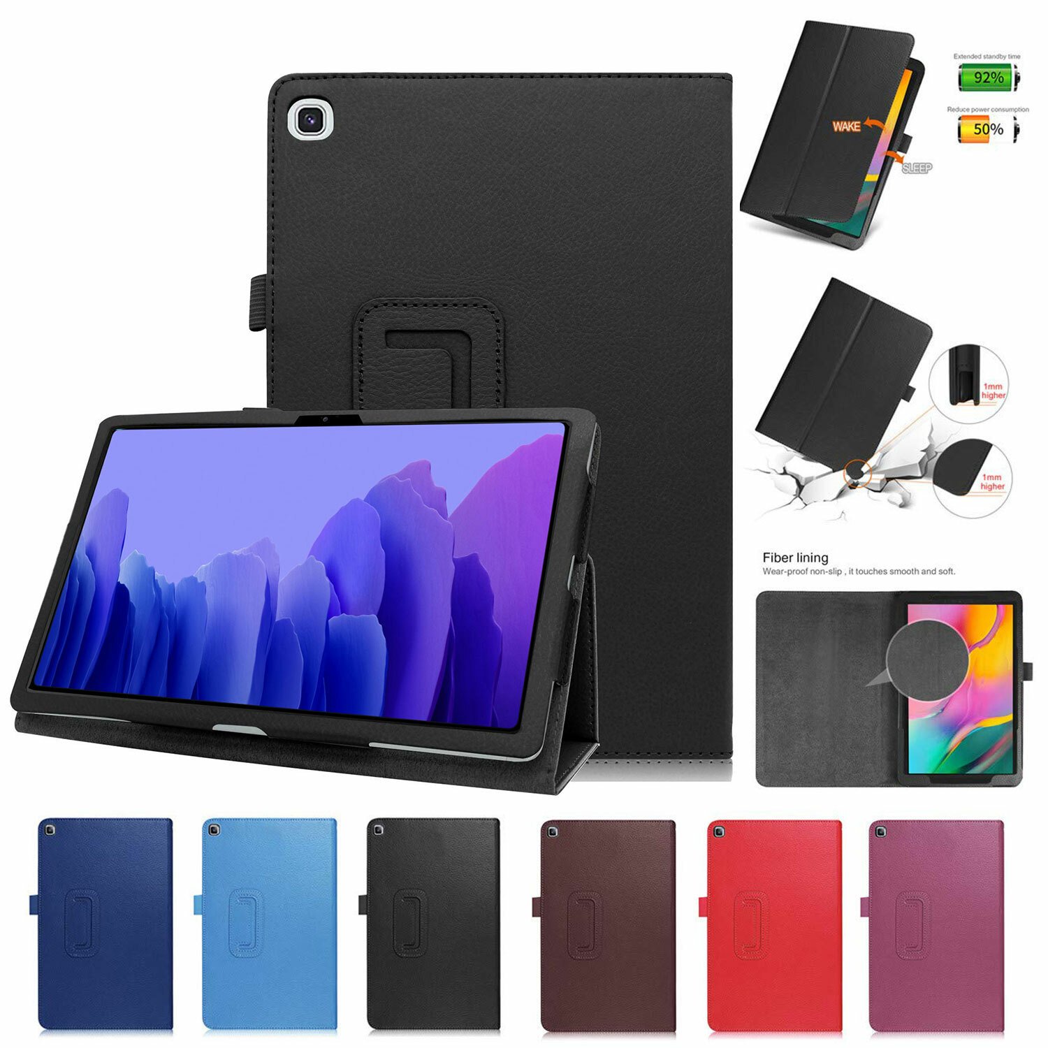 Case for Samsung Galaxy Tab A11+ 5G / A11 Plus 11" Tablet Auto Sleep Smart Cover