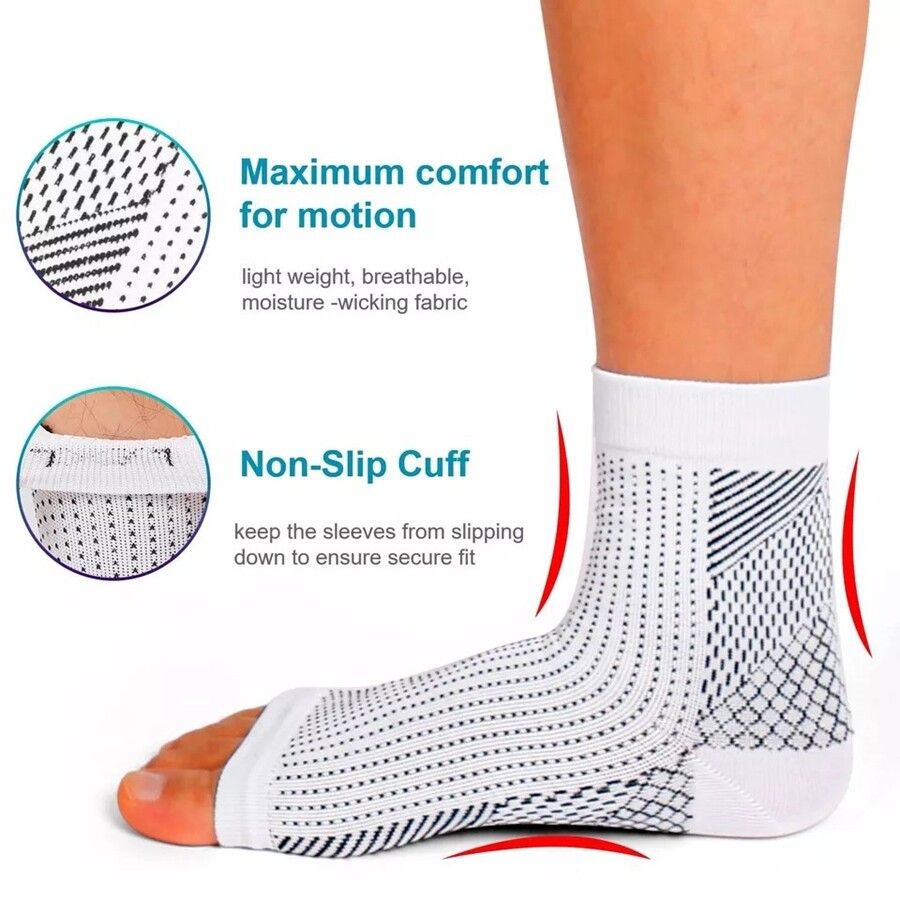 3PK Sooth Relieve Compression Socks For Men & Women Neuropathy Compression Socks