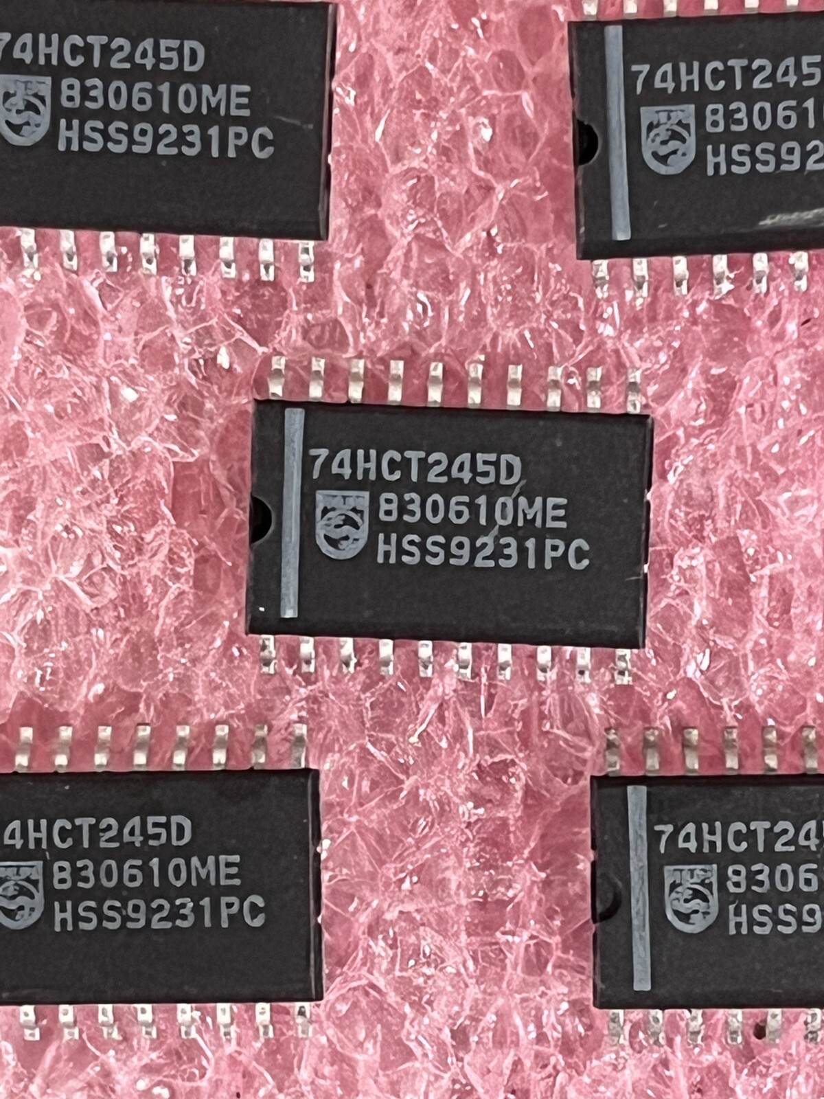 74HCT245D IC TRANSCEIVER NON INVERT 5.5V 20 SOIC PHILIPS (LOT OF 5)