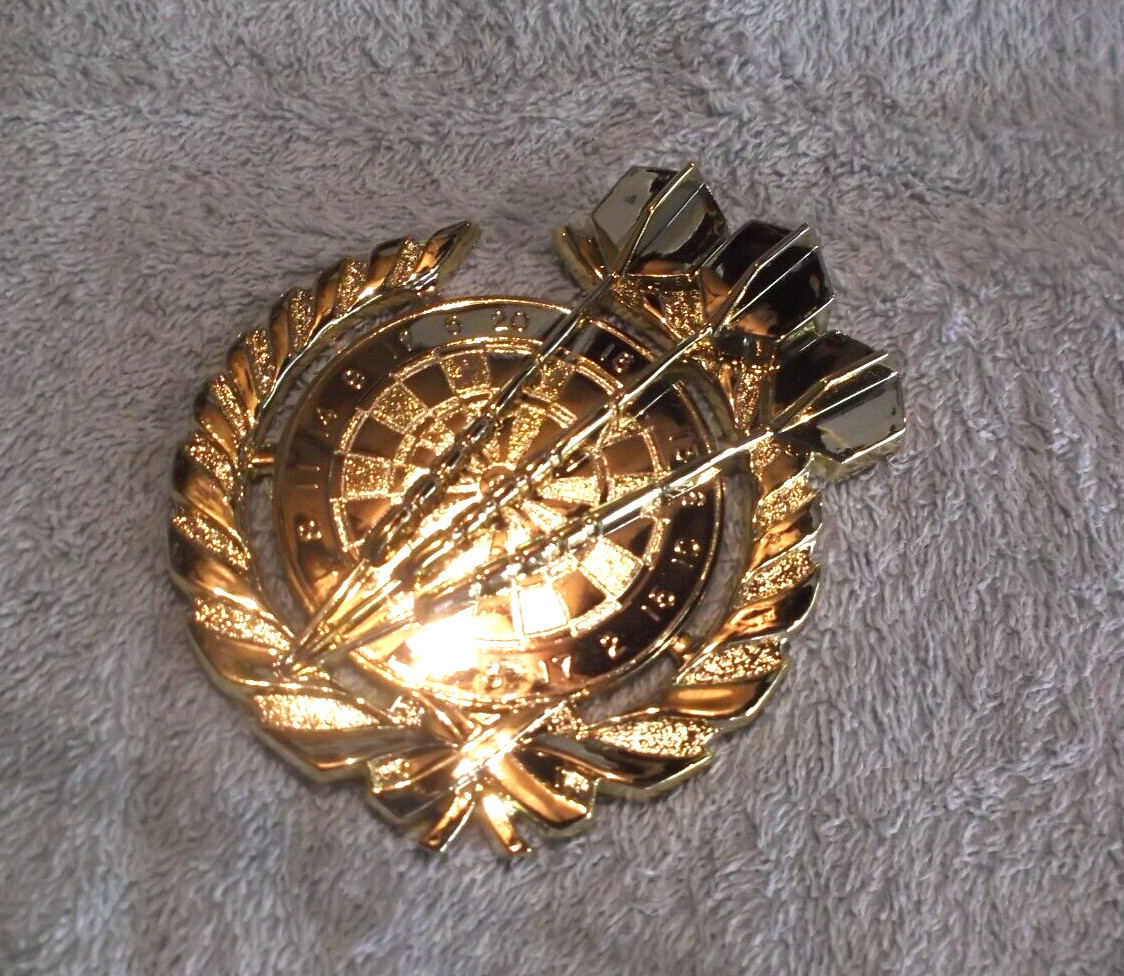 lot of 11 trophy parts darts plaque relief gold PDU 1064-G