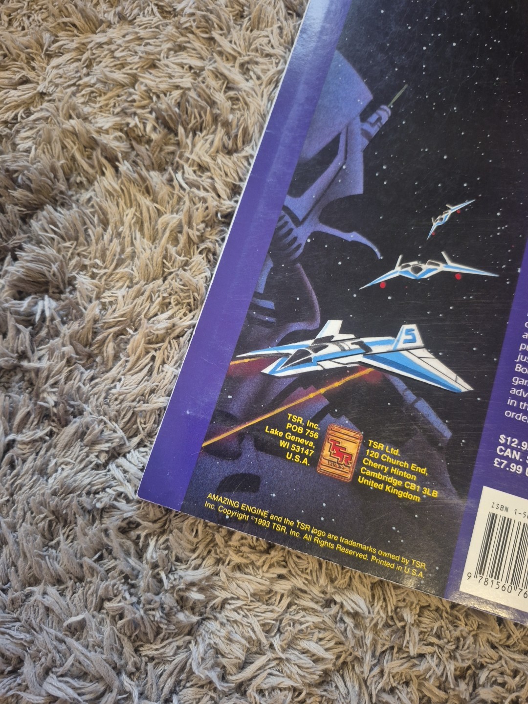 Amazing Engine RPG The Galactos Barrier TSR Roleplaying Sci-Fi