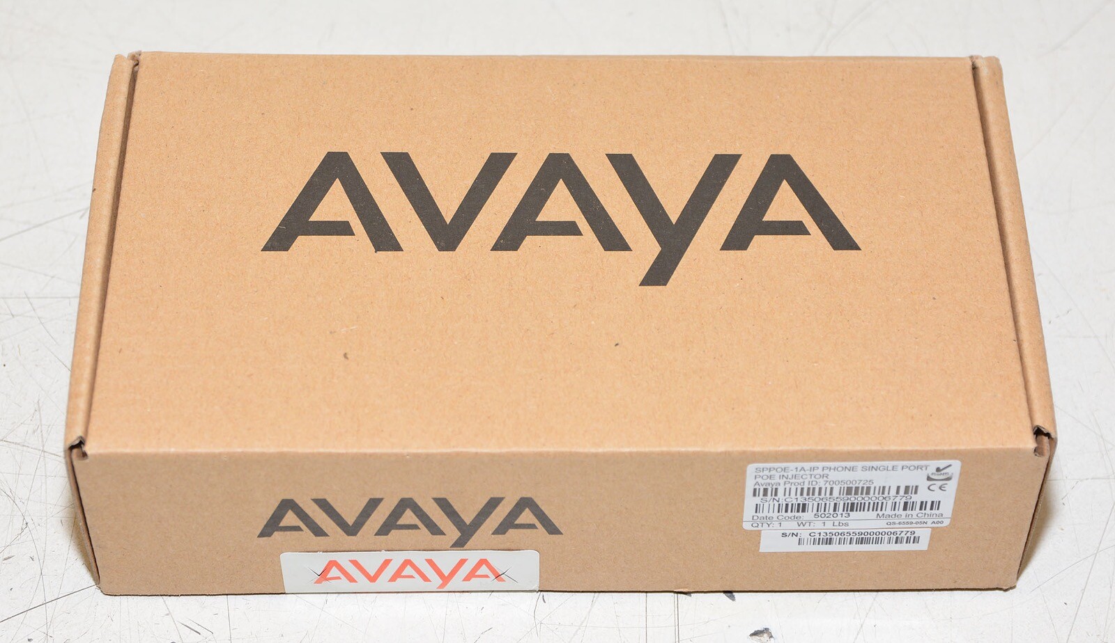Avaya SPPOE-1A-IP Phone Single Port POE Injector NEW IN BOX