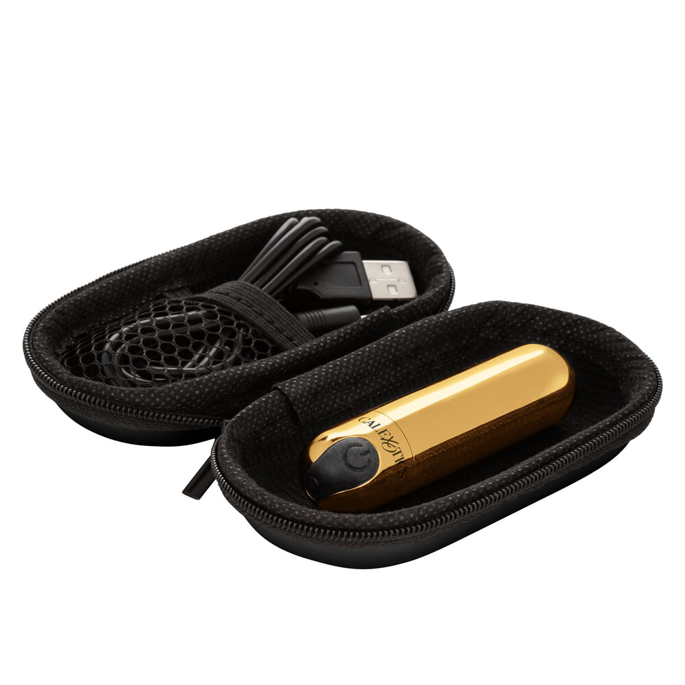 CalExotics Hideaway Bullet Rechargeable Vibrator Vibe Gold