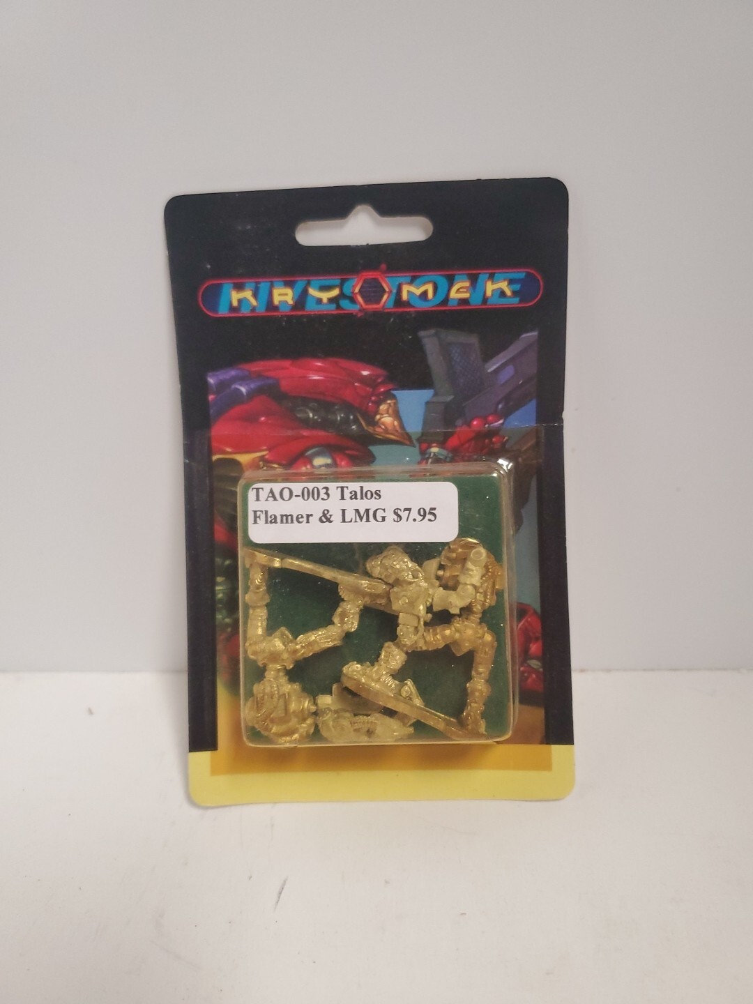 Kryomek Fantasy Miniatures Talos Flamer & LMG TAO-003 25mm Sci Fi RPG