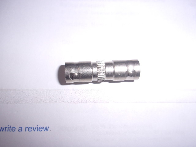 (5) Radiall R141704000 BNC Dual-Line Splice Adapters
